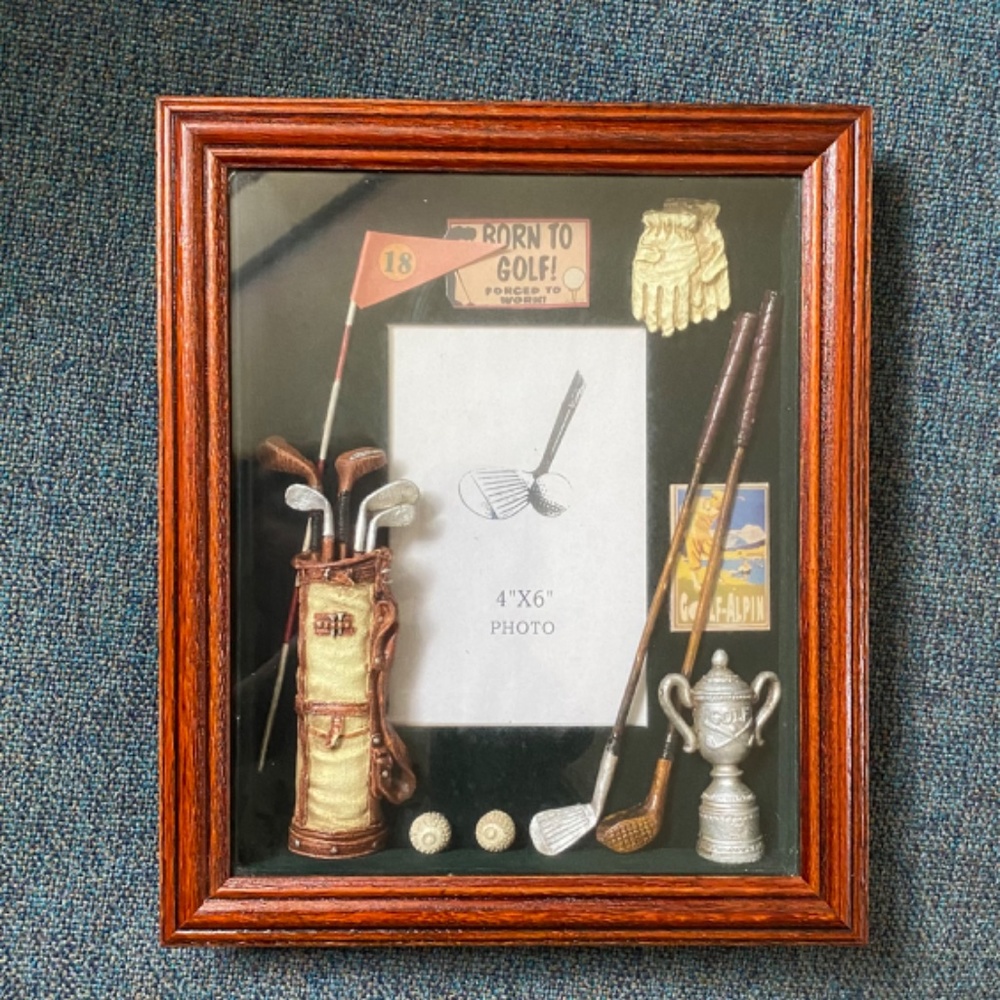 ⛳️ Father’s Day Golf Picture Frame 3D Shadow Box